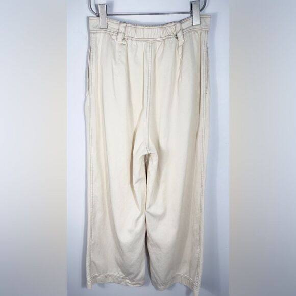 SANCIA The Alys Pleated Cream Ivory High Waisted Trouser Pant - Picture 6 of 12